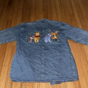 Vintage Disney Catalog Blue Denim lined Jacket- Winnie the Pooh